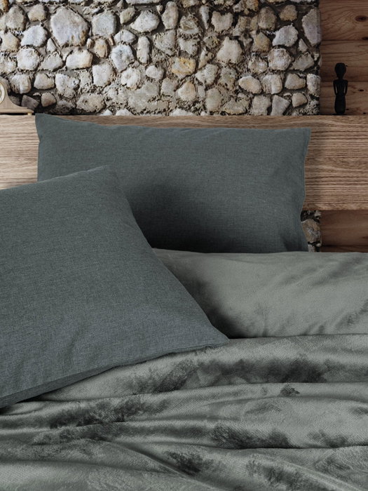 L'essentiel linge de maison Flossy - Gris